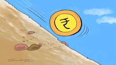 Rupee Hits Record Low, Reaching 96.18 Per Dollar for the First Time; Sensex Plunges 1,000 Points