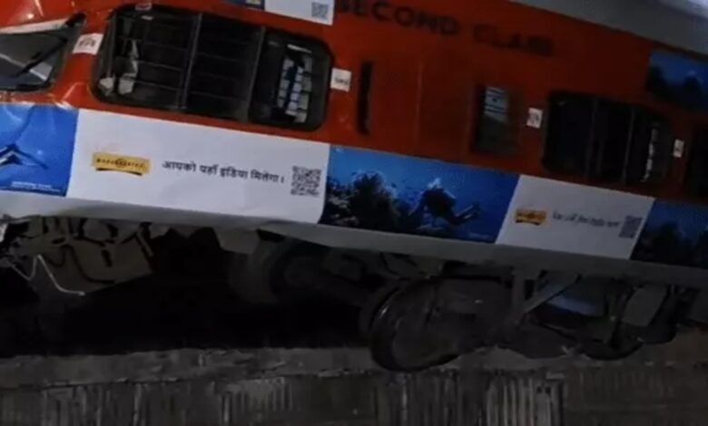 Three coaches of the Ujjaini Express derailed in Rishikesh.