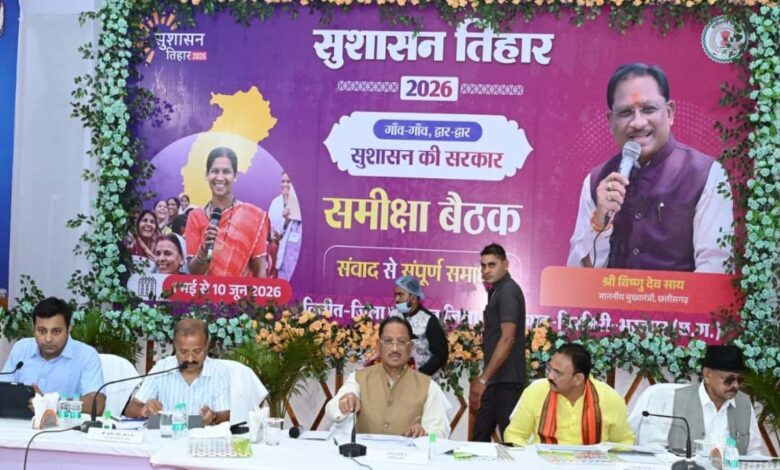 CM Sai's Tough Stance During 'Sushasan Tihar': Assistant Commissioner of Koriya Suspended; Dissatisfaction Expressed Over Drinking Water and Exam Results