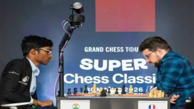 Praggnanandhaa-Lagarde Clash Lasts 6 Hours—The Longest Match of the Super Chess Classic, Spanning 139 Moves.