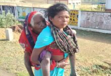 Daughter-in-Law Carries Mother-in-Law on Her Back to Bank to Secure Pension