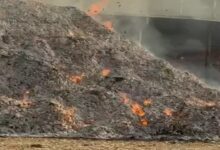 Massive Fire at Tendu Leaf Warehouse in Bijapur
