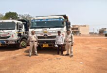 Administration Cracks Down on Illegal Mining; Central Flying Squad Seizes 4 Hyva Trucks