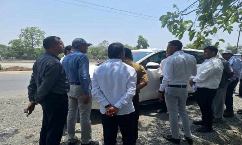 The Secretary of the Public Works Department reviewed road works, emphasizing quality and timelines.