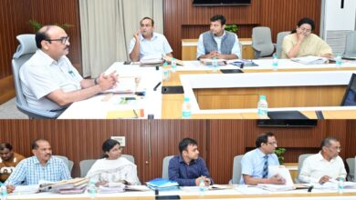 Chief Secretary Reviews Rail Projects