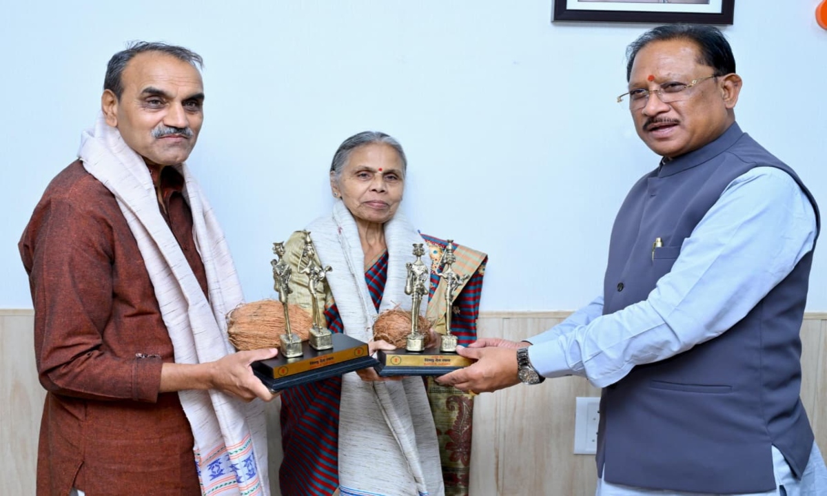 The Godbole couple's dedication to Bastar is a shining example of humanity: CM Sai