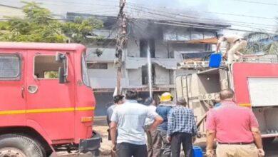 Massive Fire at Oil Warehouse; Still Uncontrolled After 3 Hours; Losses Worth Crores