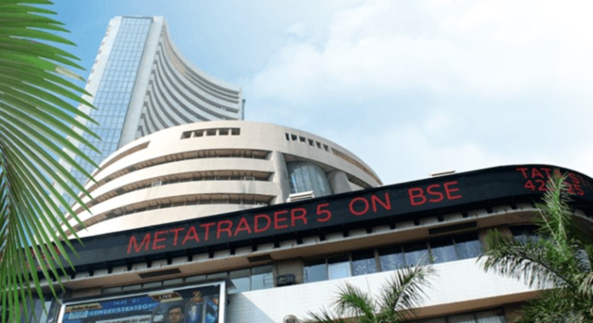 Flat trading in the stock market: Sensex crosses 77,100 and Nifty 24,100; buying seen in metal and pharma stocks.