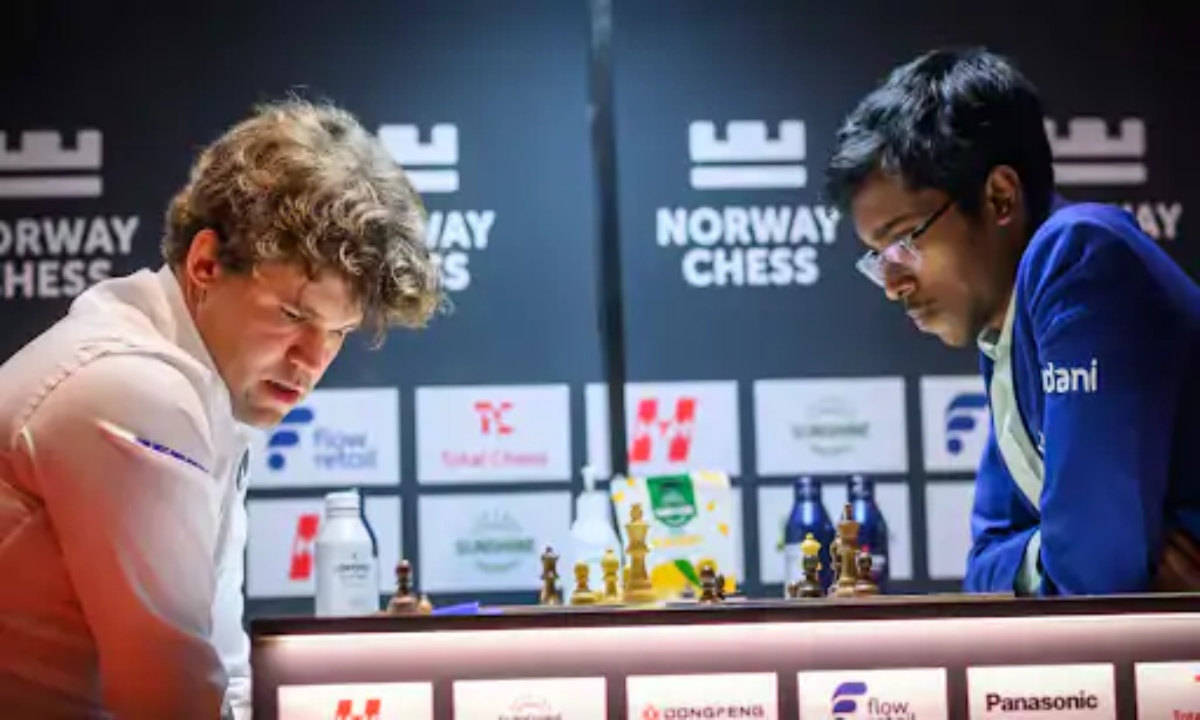 Praggnanandhaa Shines at Norway Chess: Defeats World No. 1 Magnus Carlsen for the Second Time in Seven Days