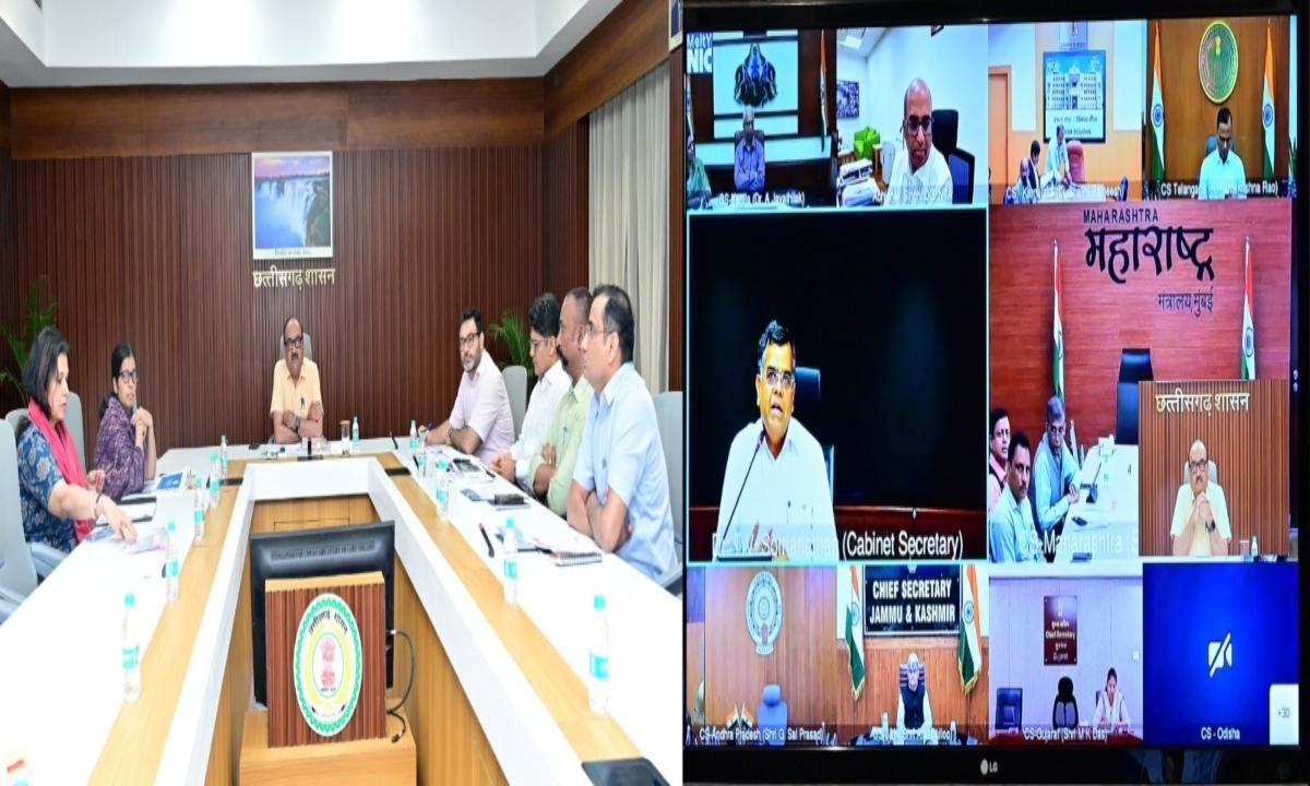 Deliberations on the Implementation of National Schemes: Chief Secretary Joins Video Conference