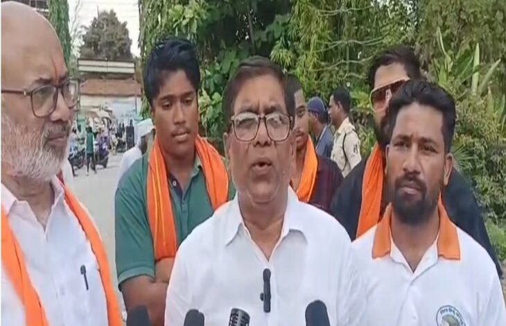 Villagers object to religious conversion and forest land dispute in Bastar's Jamguda.