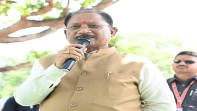 Chief Minister's *Chaupal* under the shade of a mango tree: Listened to villagers while seated on a *khaat* (cot); announced a nursing college and a mini-stadium.