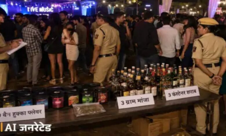 Major police raid on late-night party