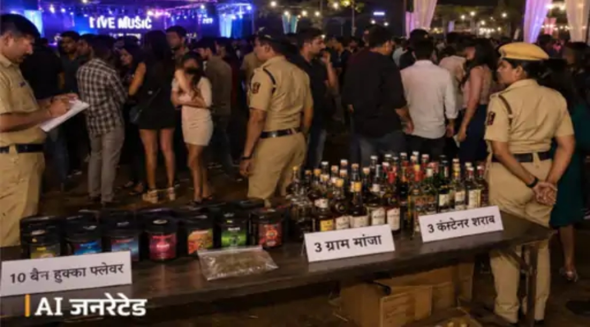 Major police raid on late-night party