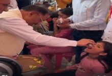 Chief Minister attends central convention: Administers Swarnaprashan to children and emphasizes the importance of Ayurvedic traditions.