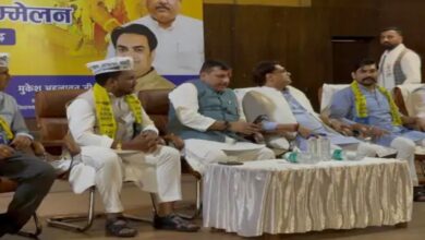 Speaking at the AAP conference in Raipur, Sanjay Singh said, "Do not back down if you have to go to jail for the sake of the people."