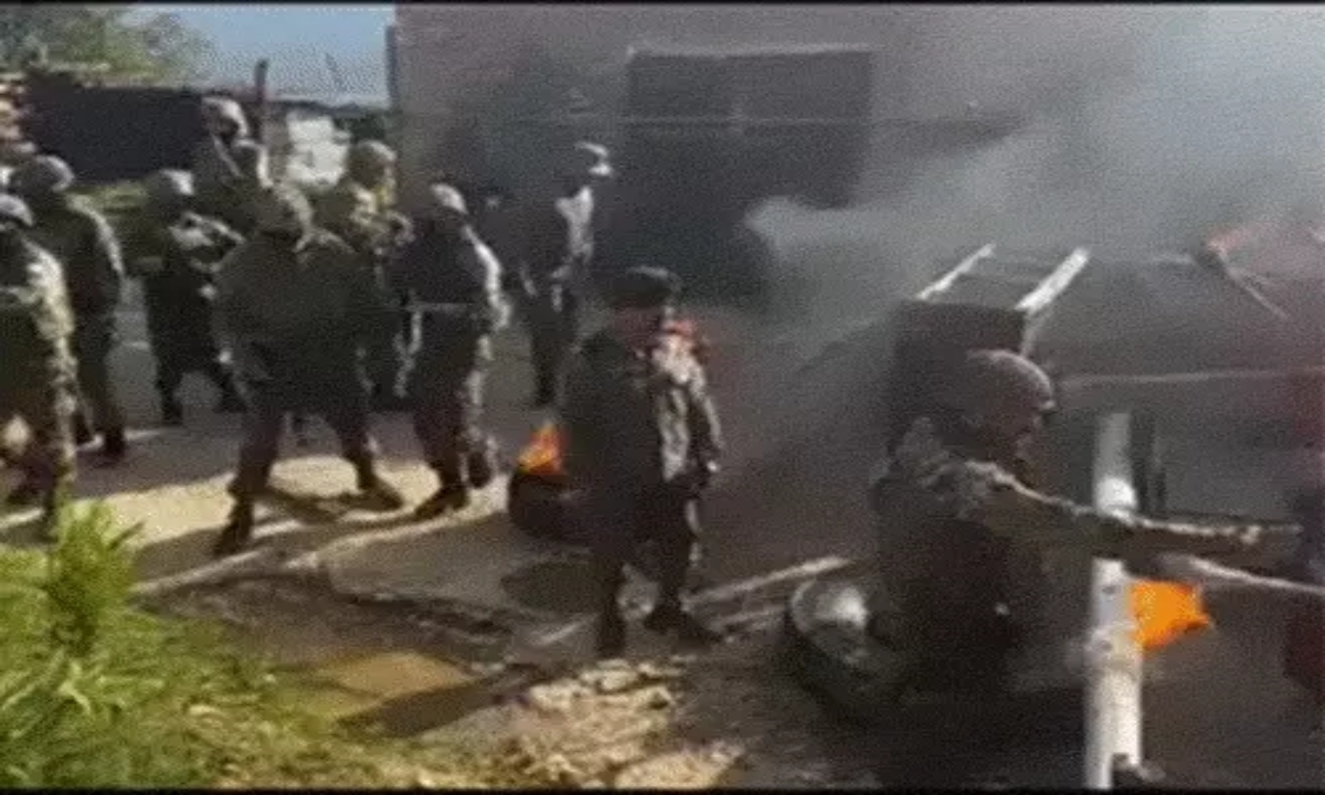 Protest against Assam Rifles in Manipur turns violent: Women dismantle bunker; 22 injured in clash.