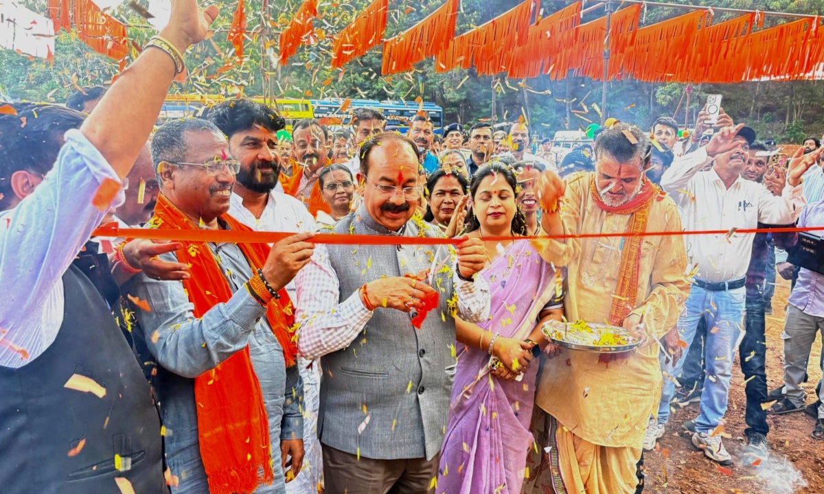 Inauguration and groundbreaking for development works worth ₹7.19 crore in Kirandul