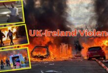 Violence erupts in Belfast following a stabbing incident; anti-immigrant protests intensify across Britain and Ireland.
