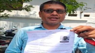 Ghanshyam Das Sahu received a free learner's driving license at the public grievance redressal camp.