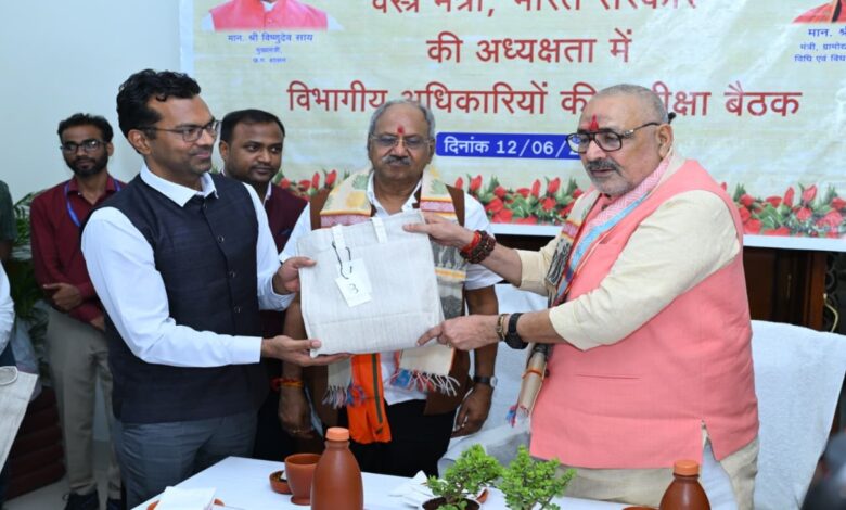 Silk, Khadi, and handloom sectors to get a new direction; emphasis on design training and exports.