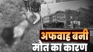 Tragic train accident: Passengers jumped off the train following rumors of fire.