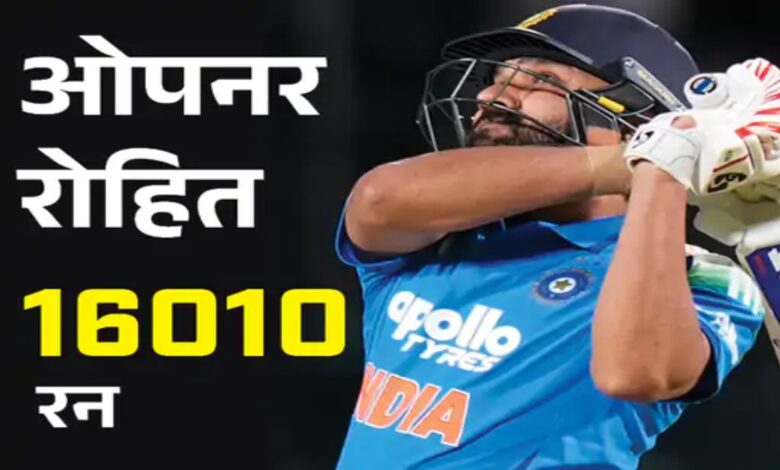 Rohit Sharma joins Sehwag's club; completes 16,000 runs as an opener.