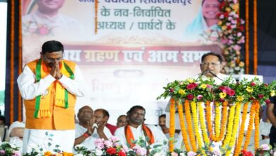CM Sai reached the swearing-in ceremony of Shivnandanpur Nagar Panchayat