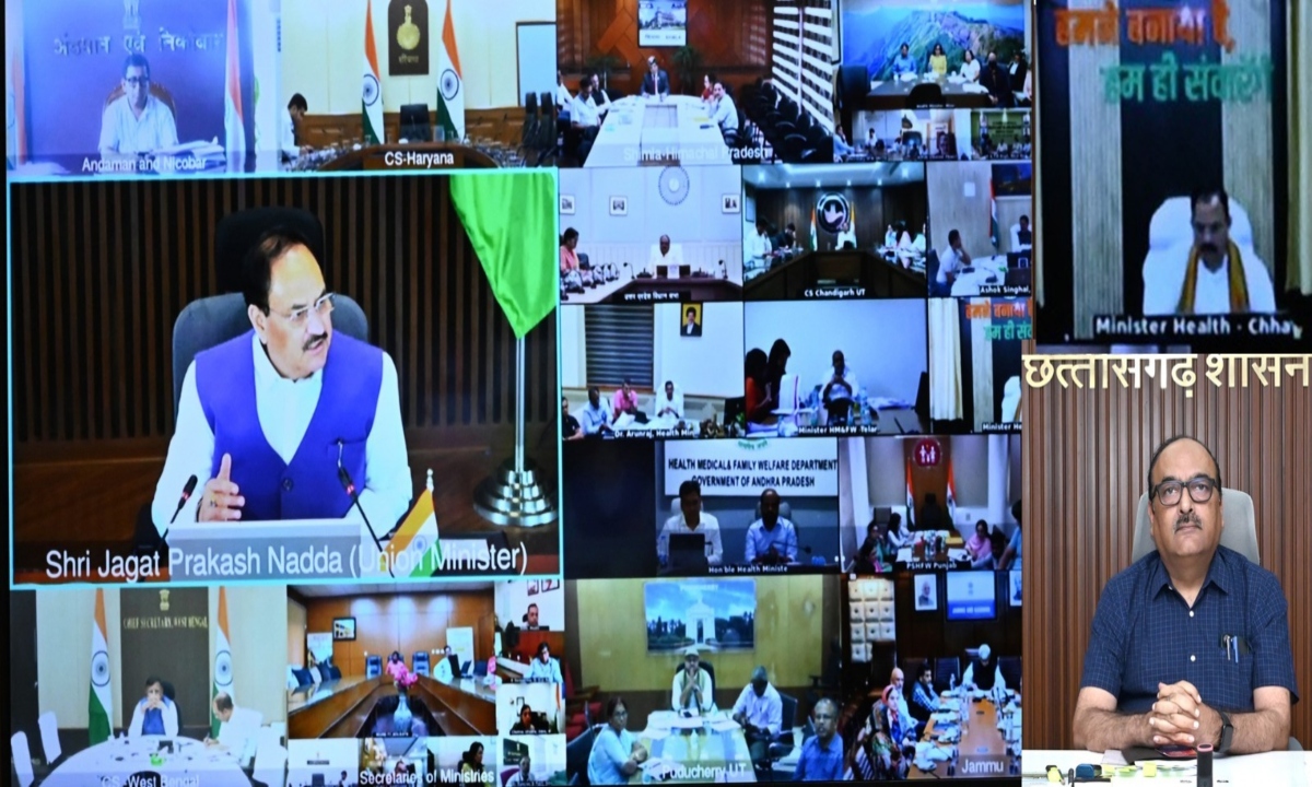 JP Nadda discusses TB-free India campaign with states: Chhattisgarh highlights achievements; several villages become TB-free.