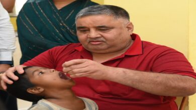 National Pulse Polio Campaign launched in Chhattisgarh; Minister Rajesh Agrawal administered the two-drop life-saving dose to children.