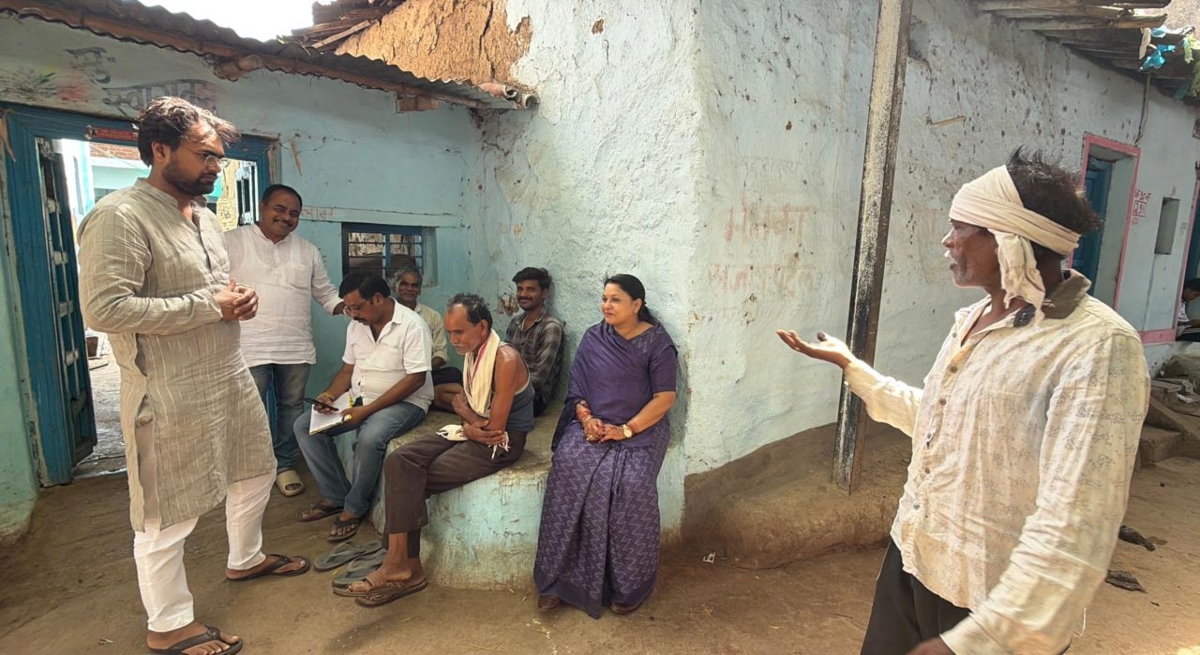 Congress Training Camp: District presidents staying overnight in villages; an initiative to understand ground realities.