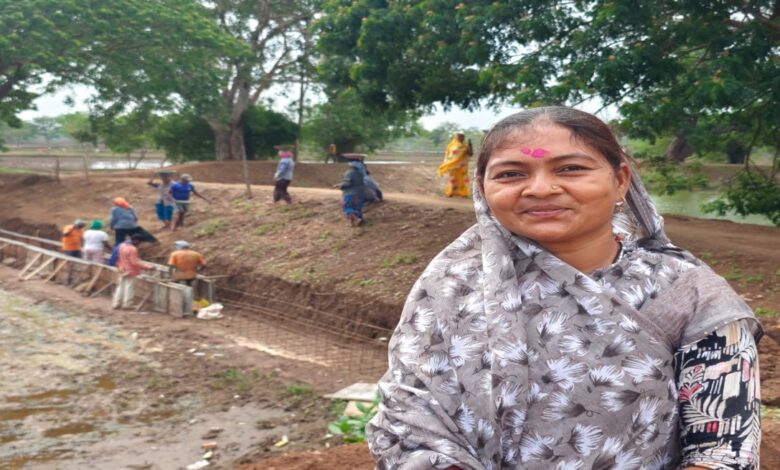 Construction of a concrete drain will provide the villagers of Jungera with permanent relief from waterlogging, fulfilling a long-standing demand.