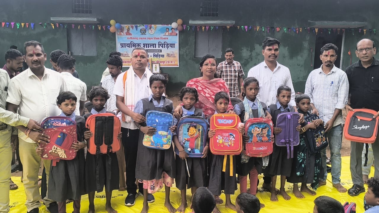 School bell rings again in Pidiya after 21 years: Education resumes for 539 children from 11 villages—a new image of a changing Bastar.