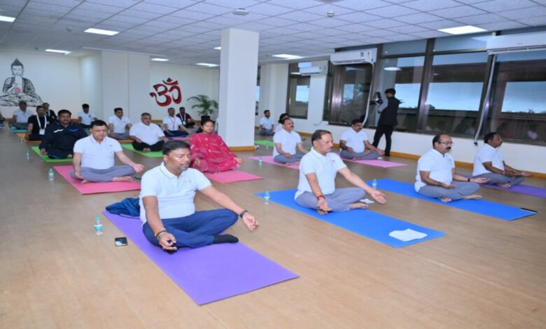 Chintan Shivir 3.0: A fresh start with Yoga; Chief Minister Sai conveys the message of a healthy and balanced life.