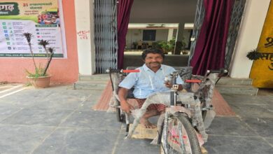 Tricycle received within 24 hours; differently-abled Ganesh Ram Yadav gets new mobility.