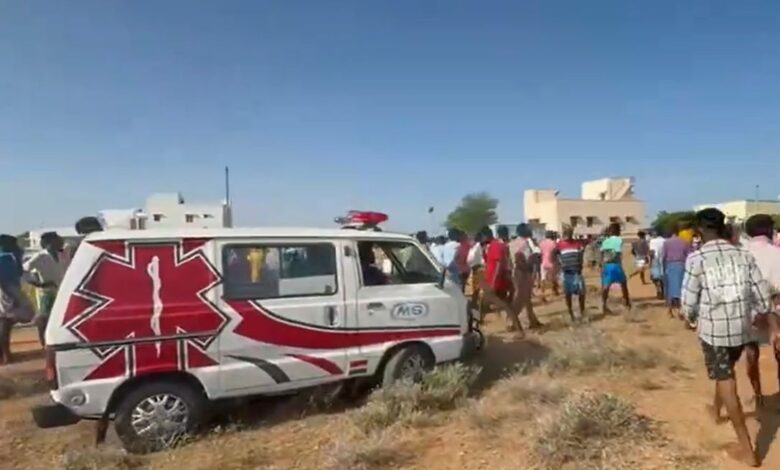 Massive explosion at firecracker factory; 2 workers killed, one critically injured.