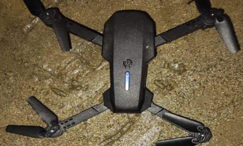 Suspicious Pakistani drone spotted again in Jammu and Kashmir.