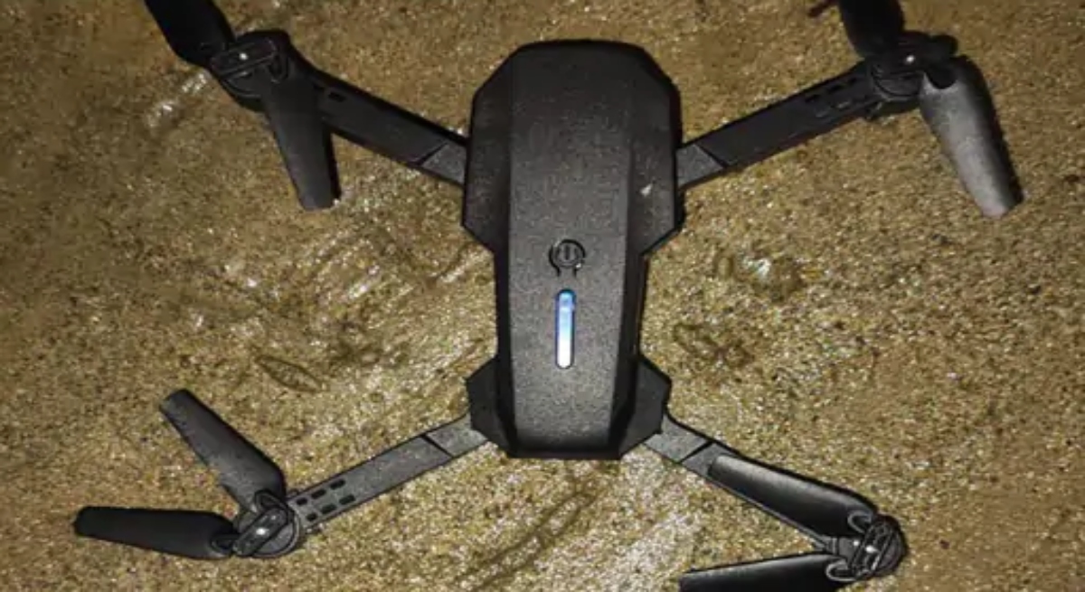 Suspicious Pakistani drone spotted again in Jammu and Kashmir.