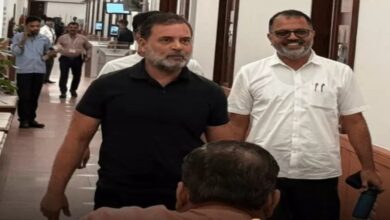 Uproar in Parliament over lathi-charge on students.