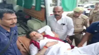 BJP State President Kiran Deo injured in road accident.