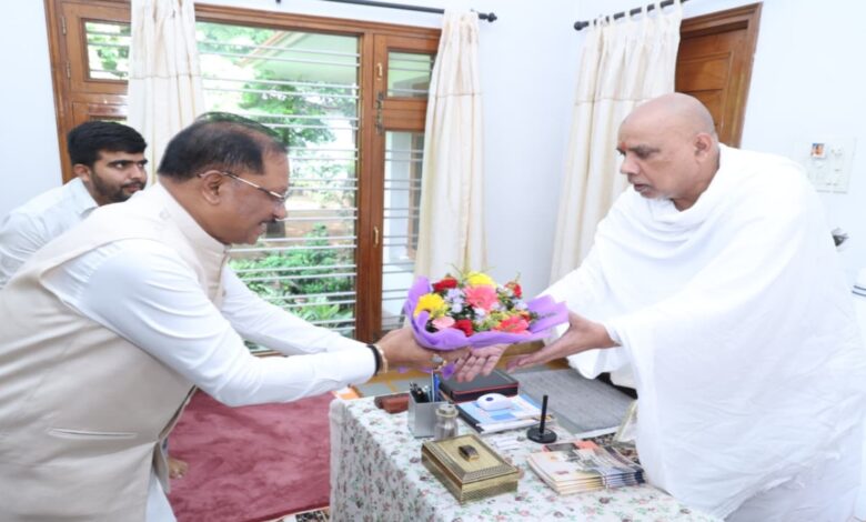 CM Sai reached Aghor Guru Peeth Banora on Guru Purnima