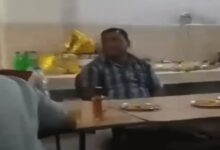 Government school turns into party spot: Video of teacher and cleaner with alcohol and chicken goes viral.