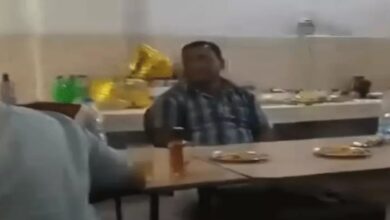 Government school turns into party spot: Video of teacher and cleaner with alcohol and chicken goes viral.