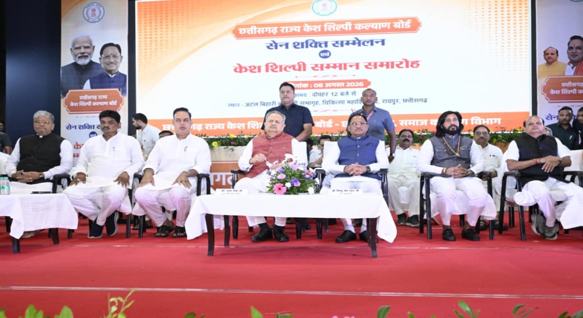 CM Sai to provide ₹50 lakh for the Sen community hall.