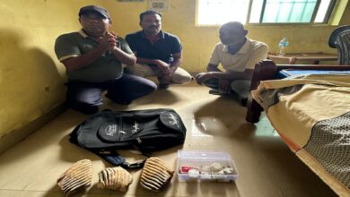 Ivory smuggling racket busted in Chhattisgarh: 3 tusks seized from a guesthouse; 3 accused, including one from Jharkhand, arrested.