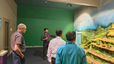 Senior ISRO scientist visits Dantewada Science Centre.