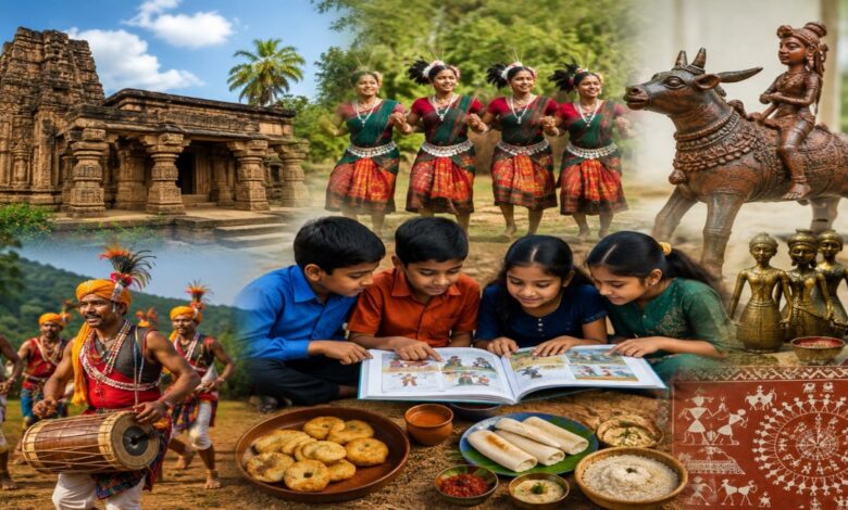 Students from classes 6 to 12 will study lessons on Chhattisgarh's culture.