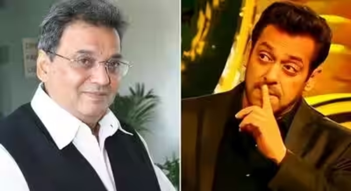 After a spat with Subhash Ghai, Salman was sent by his father, Salim Khan, to apologize.
