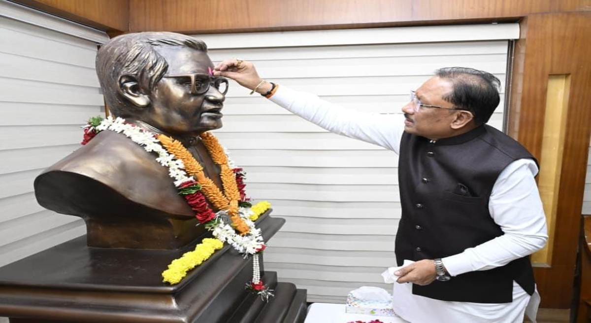 Tribute to Atal Ji: CM Sai says his contribution to the creation of Chhattisgarh will always be remembered.