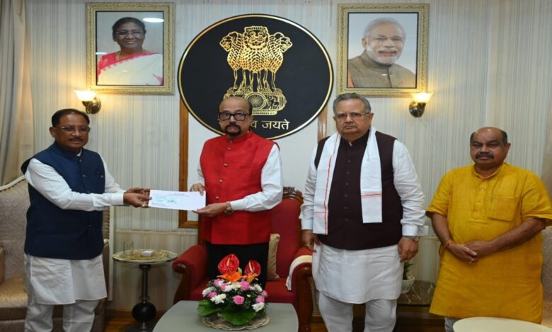 CM Sai met the Governor on Independence Day.
